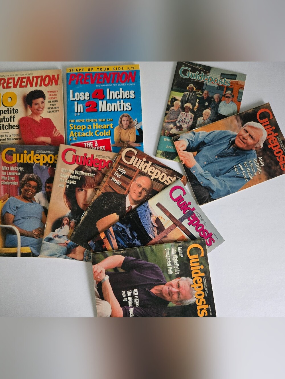 Guideposts And Prevention Magazine Lot Vtg
